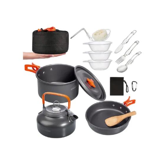 camp cooking set